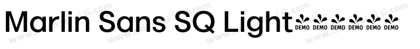 Marlin Sans SQ Light字体转换